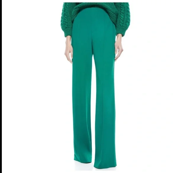 ALICE + OLIVIA Dylan High Waisted Wide Leg Pants - Picture 4 of 11